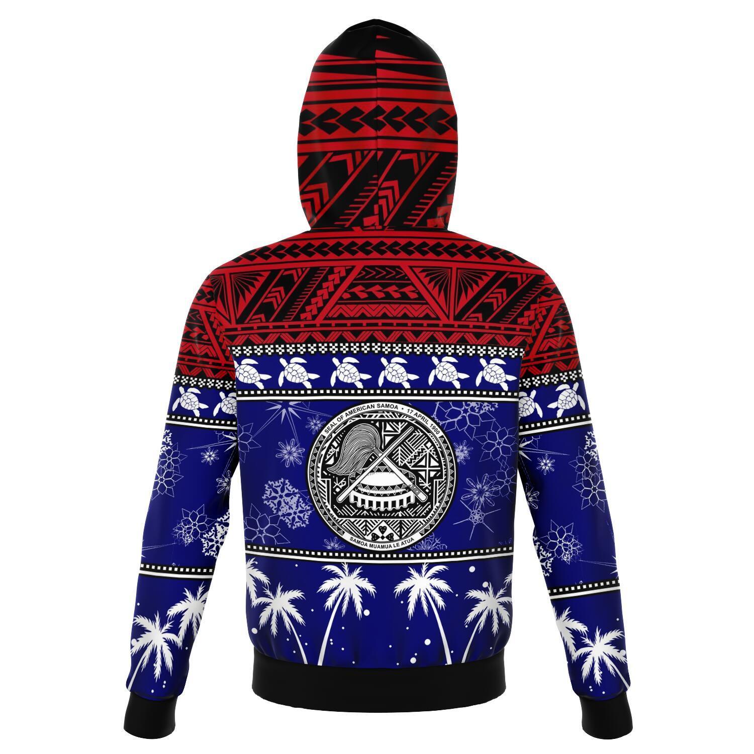 American Samoa Hoodie Christmas Tree - Vibe Hoodie Shop