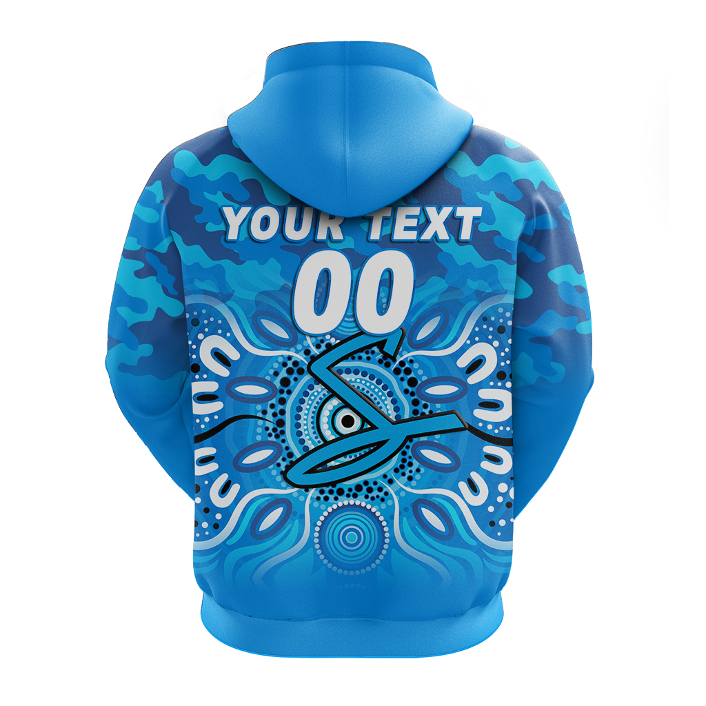 (Custom Personalised) Adelaide Strikers Cricket ANZAC Day Aboriginal Hoodie - LT12 - Vibe Hoodie Shop