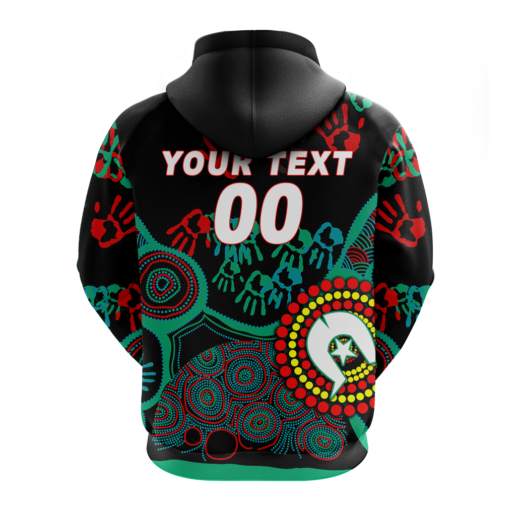 (Custom Personalised) NAIDOC Week 2023 Aboriginal Art For Our Elders Hoodie - LT12 - Vibe Hoodie Shop