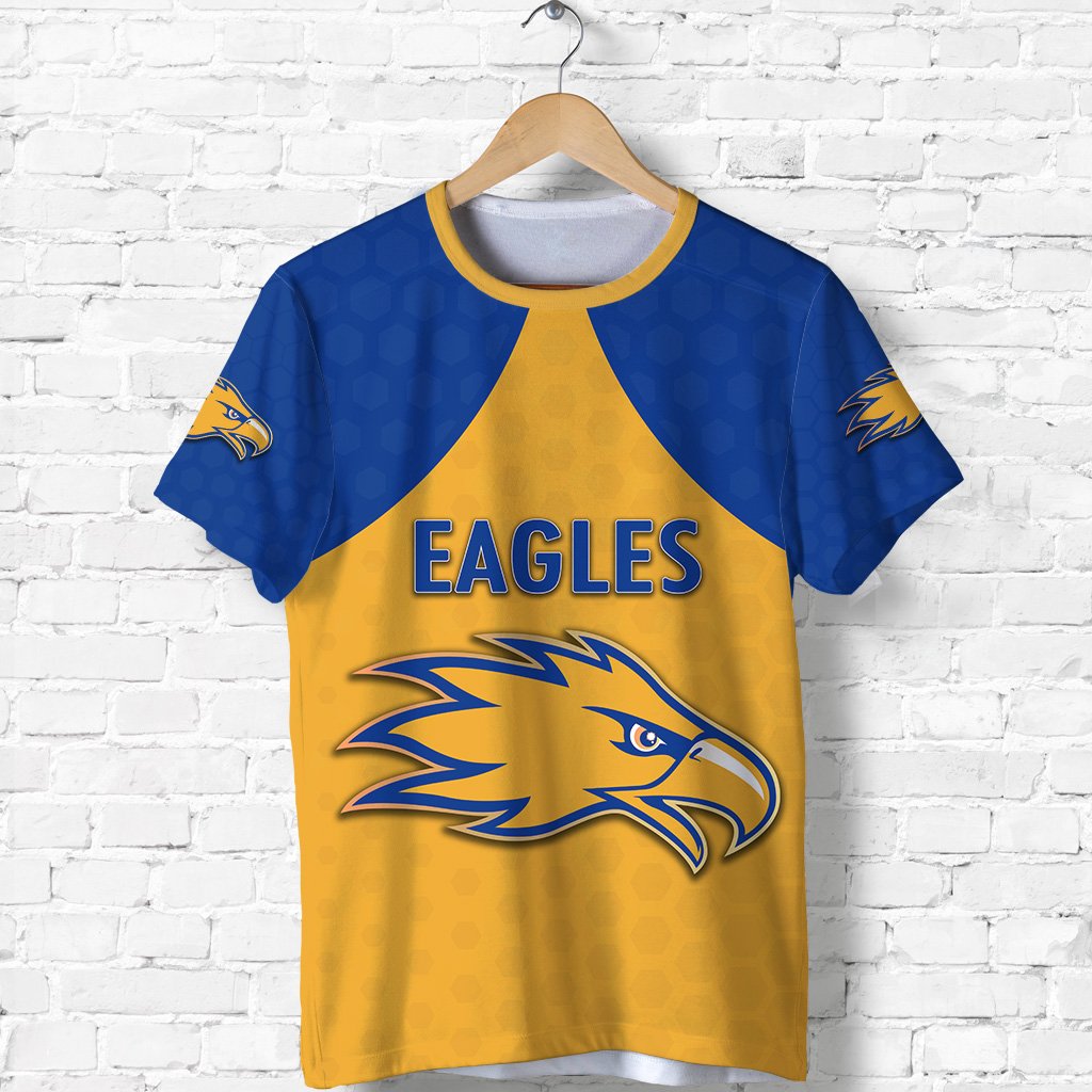 Eagles T shirt West Coast - Gold - Vibe Hoodie Shop