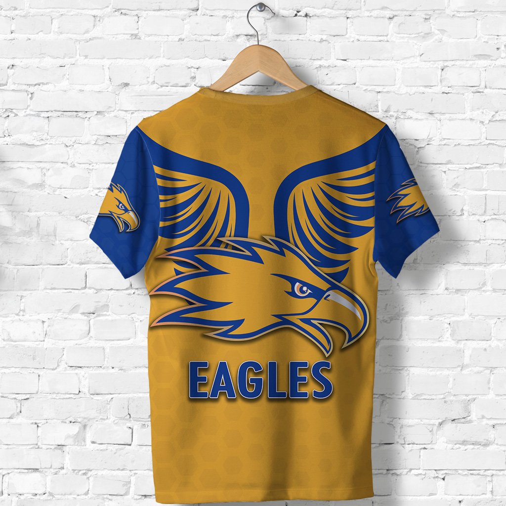 Eagles T shirt West Coast - Gold - Vibe Hoodie Shop