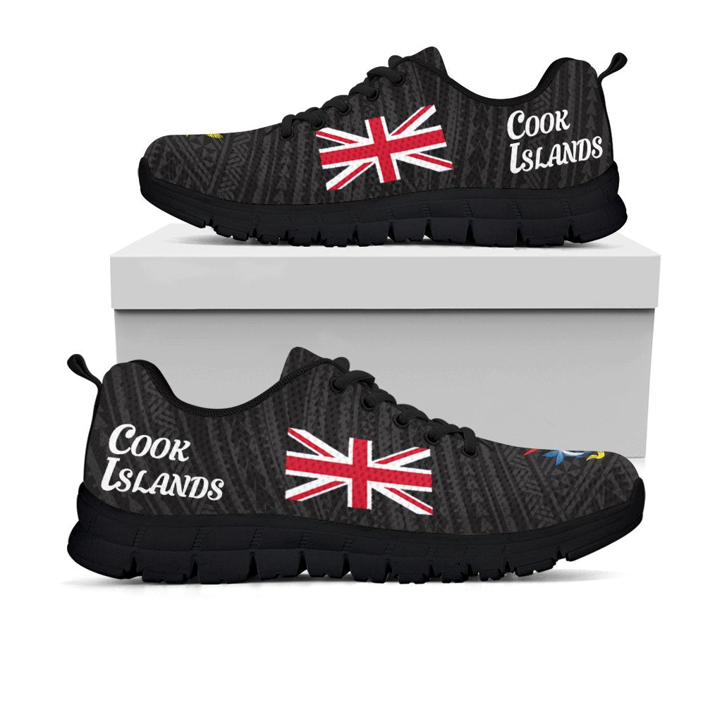 Cook Islands Black Sneakers (Shoes) - Vibe Hoodie Shop