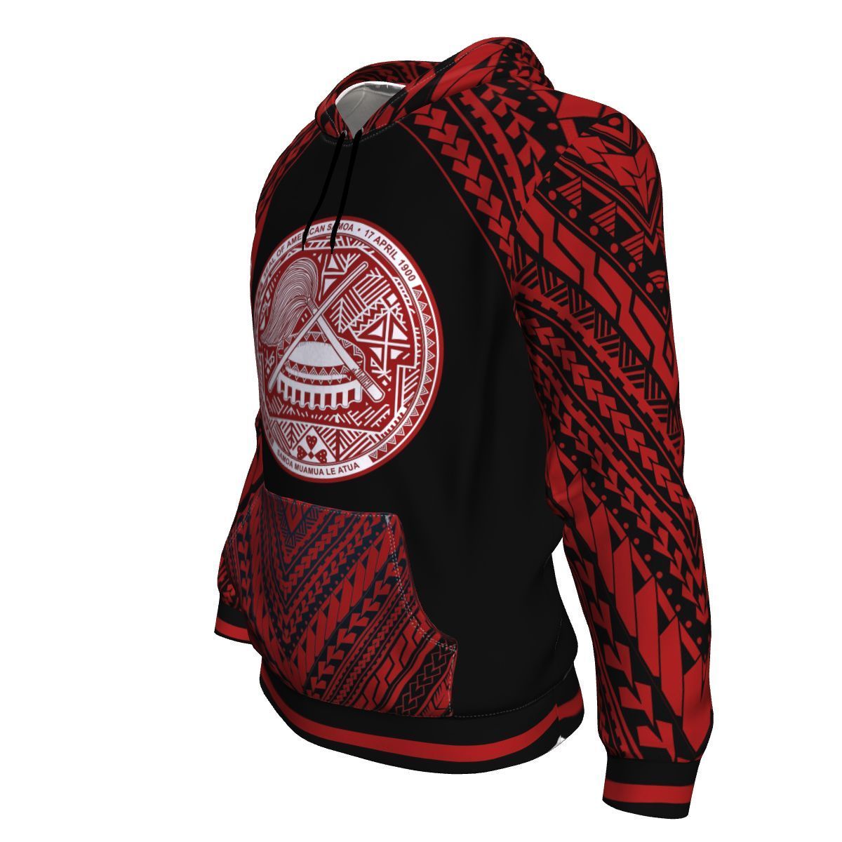 Seal Of American Samoa All Over Hoodie - Vibe Hoodie Shop