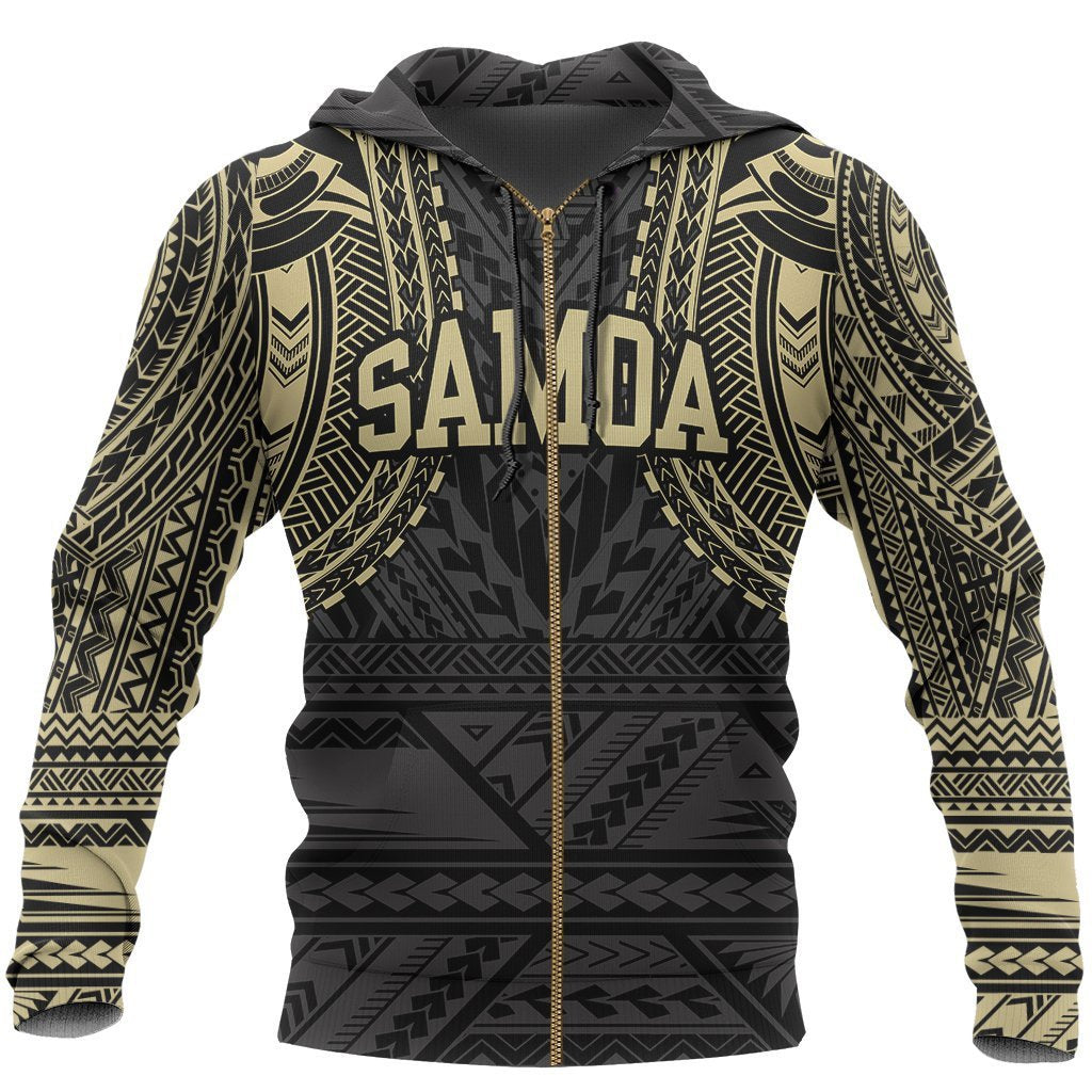 American Samoa Spirit Zip Hoodie - Vibe Hoodie Shop