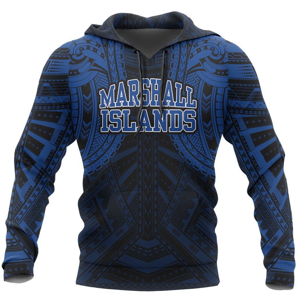 Marshall Islands Spirit Hoodie (Blue) - Vibe Hoodie Shop