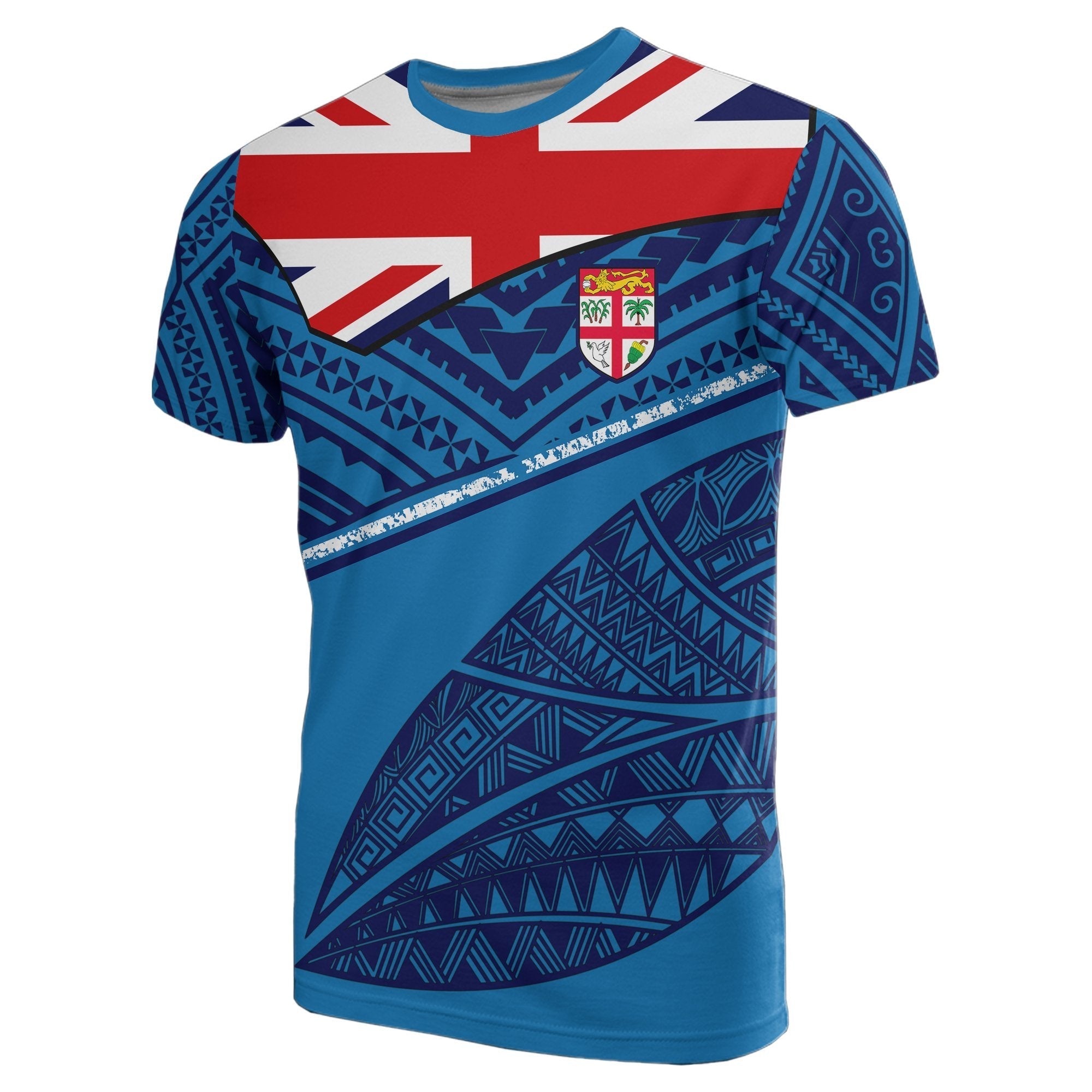 Fiji T shirt - Flag Polynesia - Vibe Hoodie Shop