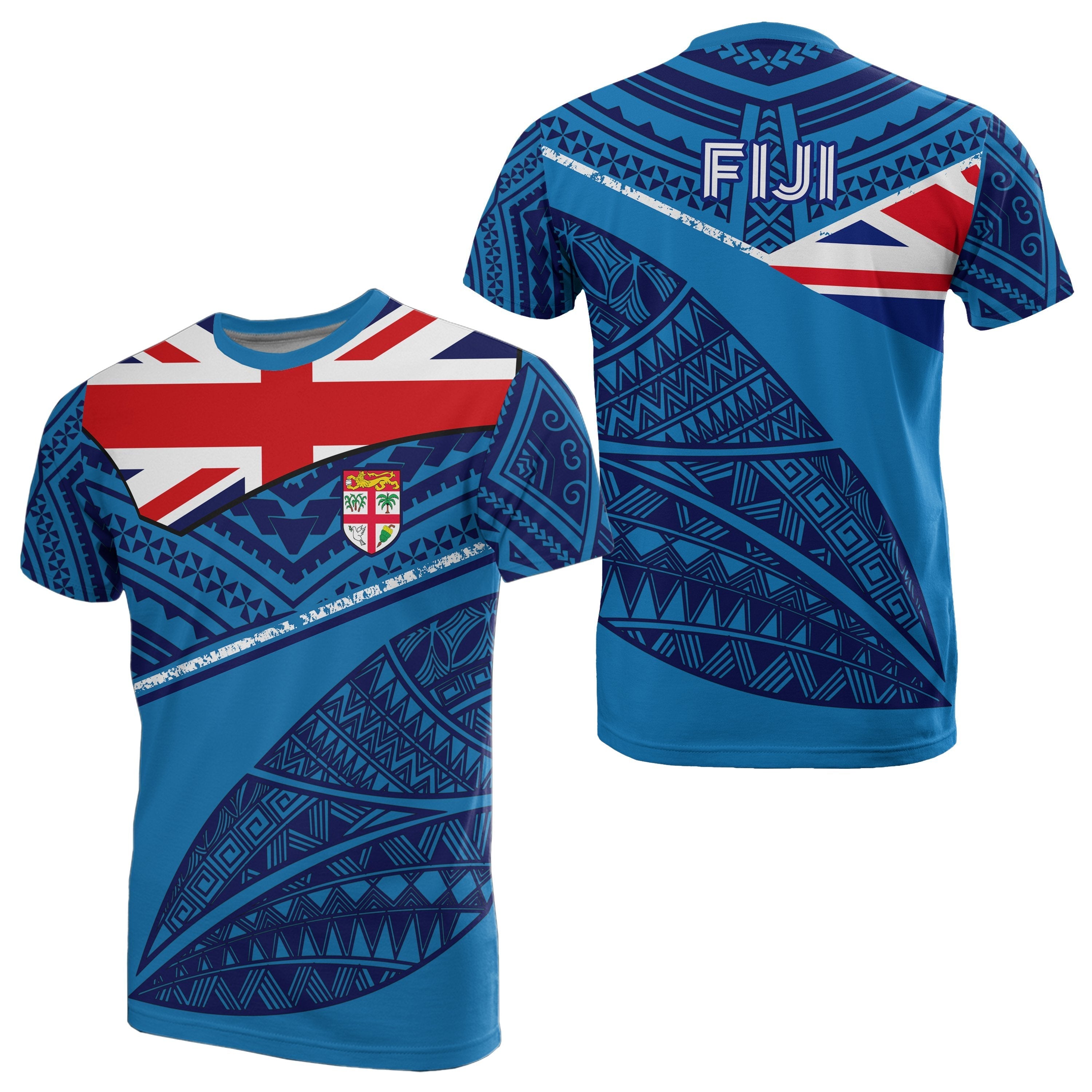 Fiji T shirt - Flag Polynesia - Vibe Hoodie Shop