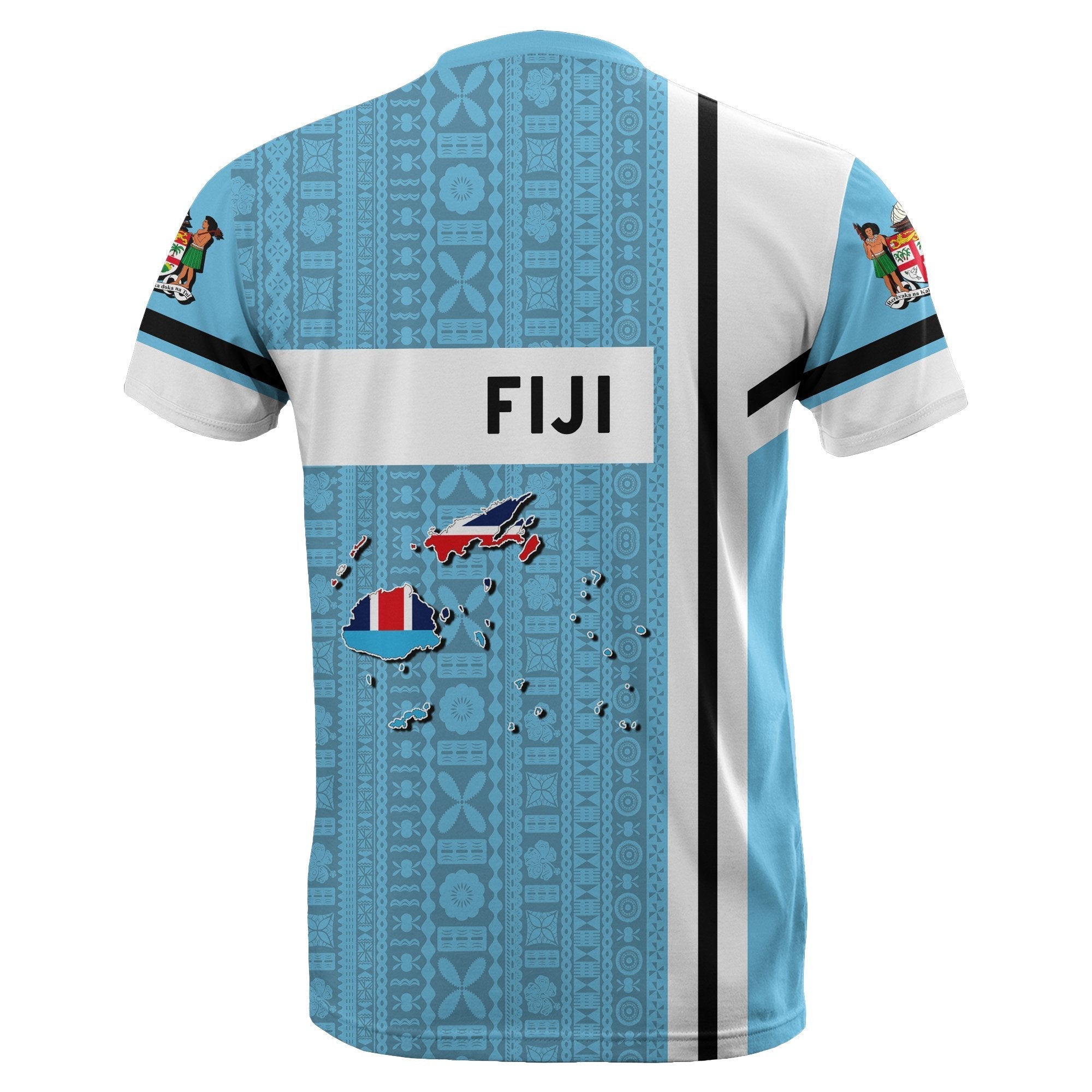 Fiji T shirt - Flag Morale Style - Vibe Hoodie Shop