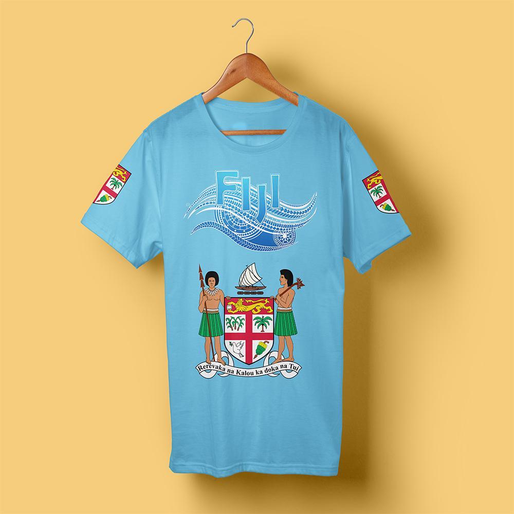 Fiji T shirt Itaukei Flag T shirt 01 - Vibe Hoodie Shop