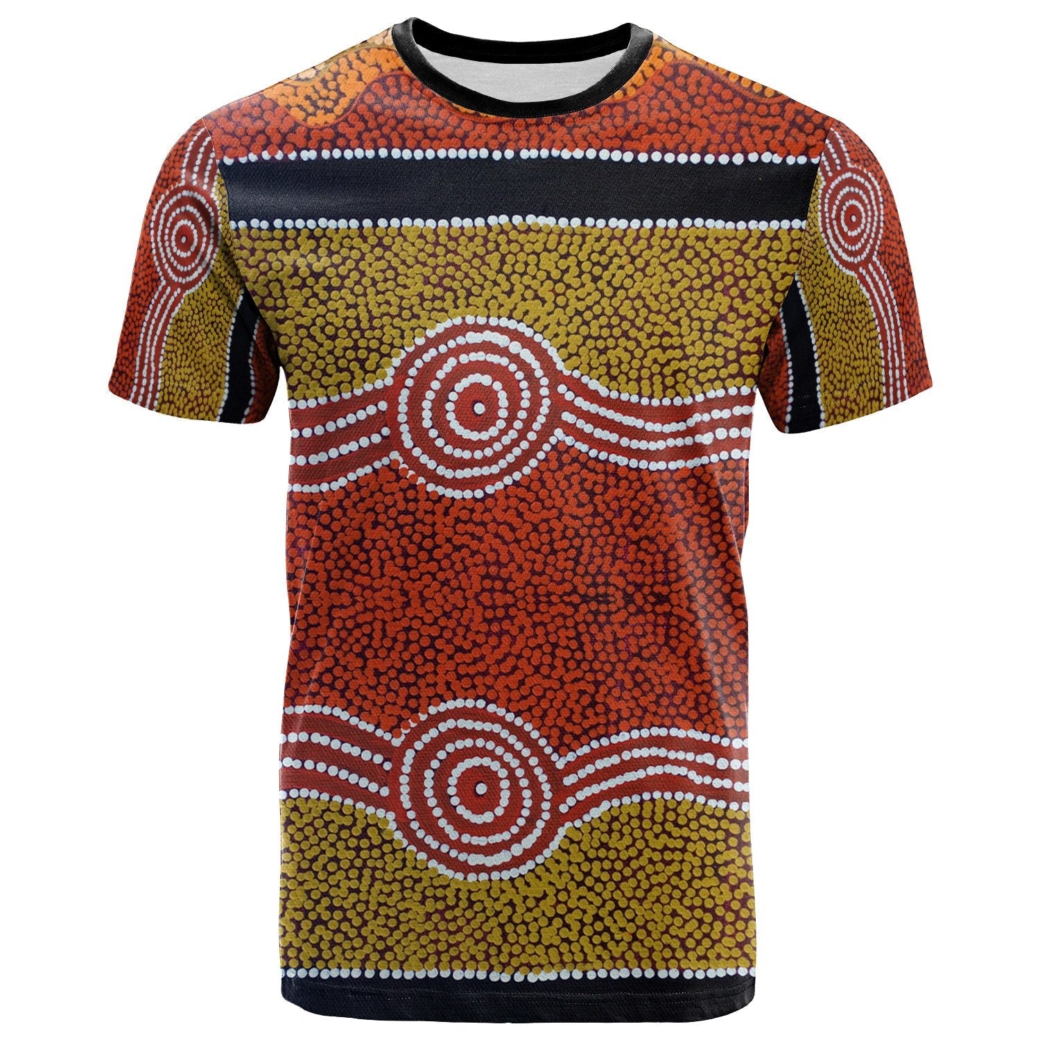 Tshirt - Aboriginal Dot Style - Vibe Hoodie Shop