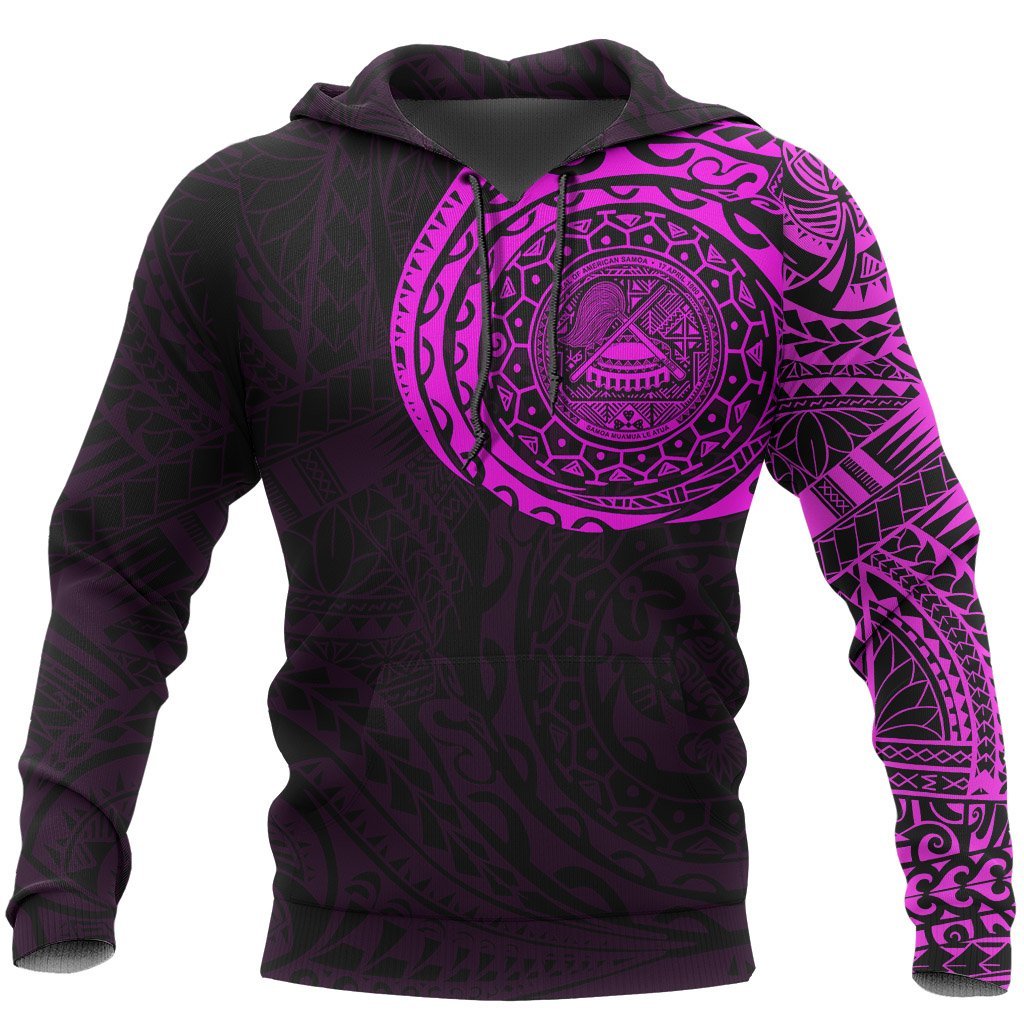 American Samoa In My Heart Polynesian Hoodie Pink - Vibe Hoodie Shop