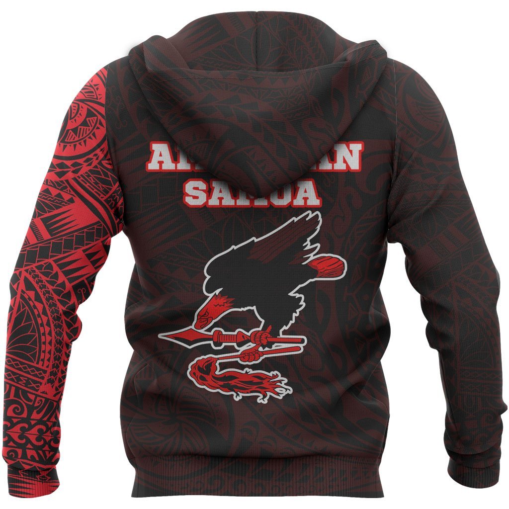 American Samoa In My Heart Polynesian Hoodie Red - Vibe Hoodie Shop