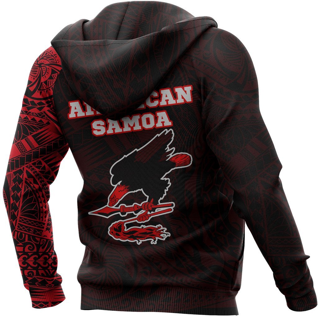 American Samoa In My Heart Polynesian Hoodie Red - Vibe Hoodie Shop