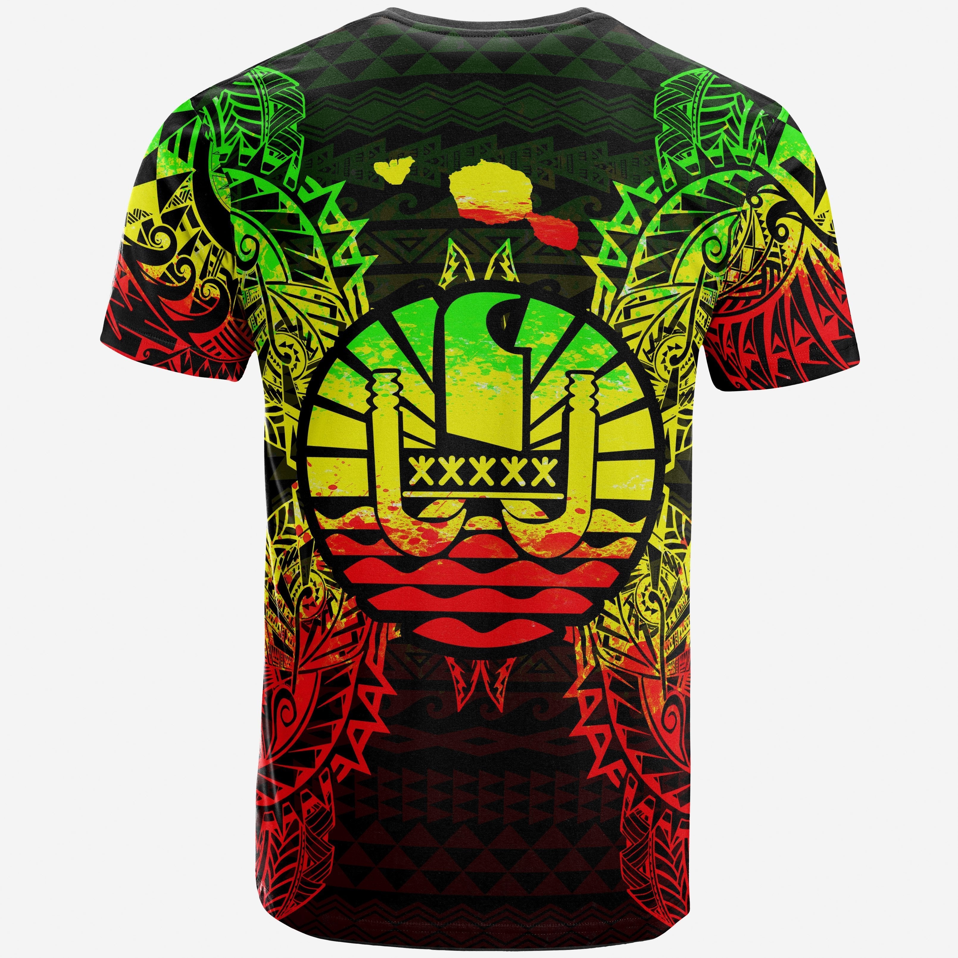 Vibe Hoodie French Polynesia All T shirt - French Polynesia Flag Map Polynesian Tattoo Reggae - Vibe Hoodie Shop