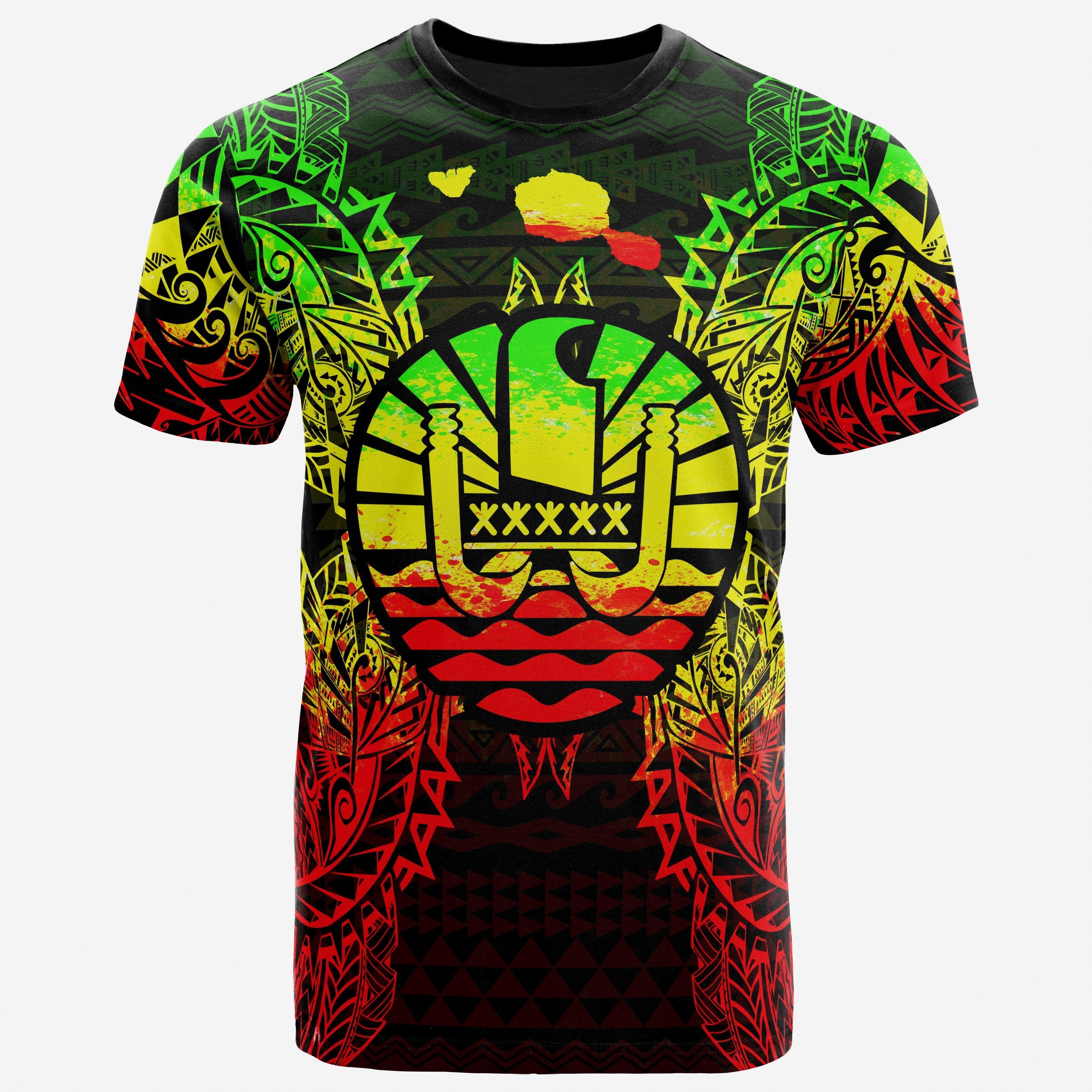 Vibe Hoodie French Polynesia All T shirt - French Polynesia Flag Map Polynesian Tattoo Reggae - Vibe Hoodie Shop