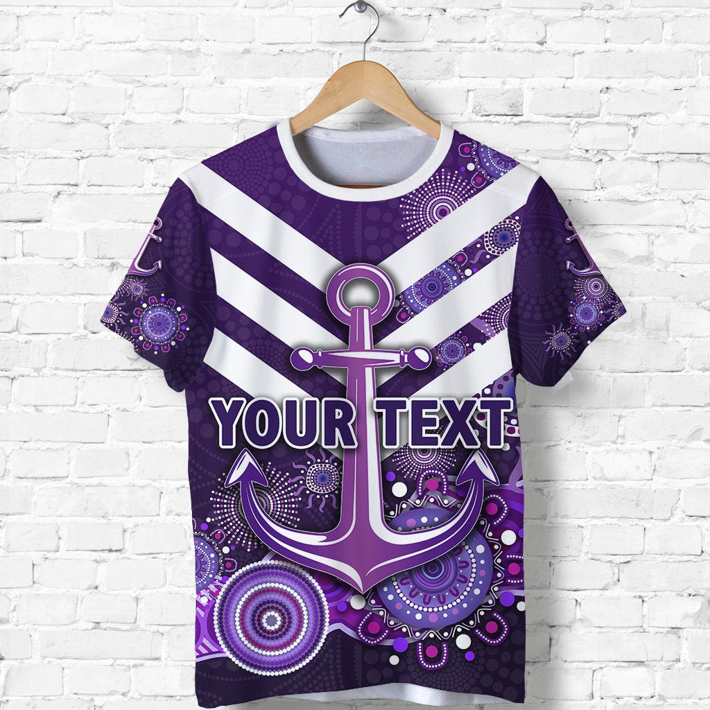 (Custom Personalised) Fremantle T shirt Dockers Indigenous Freo - Vibe Hoodie Shop