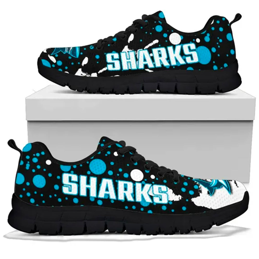 Sharks Indigenous Sneakers Minimalism Version - Vibe Hoodie Shop