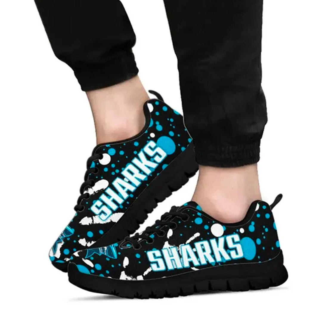 Sharks Indigenous Sneakers Minimalism Version - Vibe Hoodie Shop