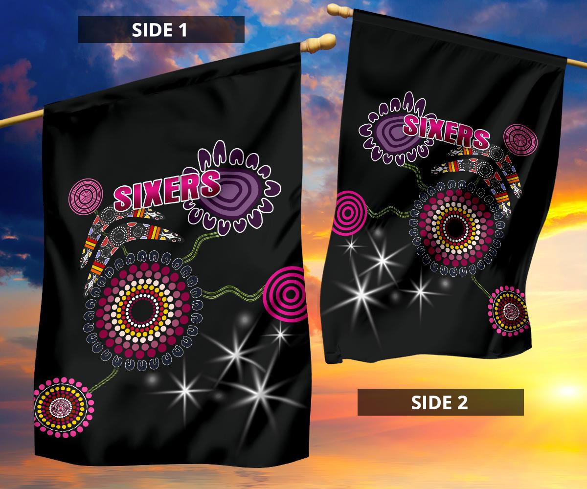 Sydney Flag Sixers Indigenous - Black - Vibe Hoodie Shop