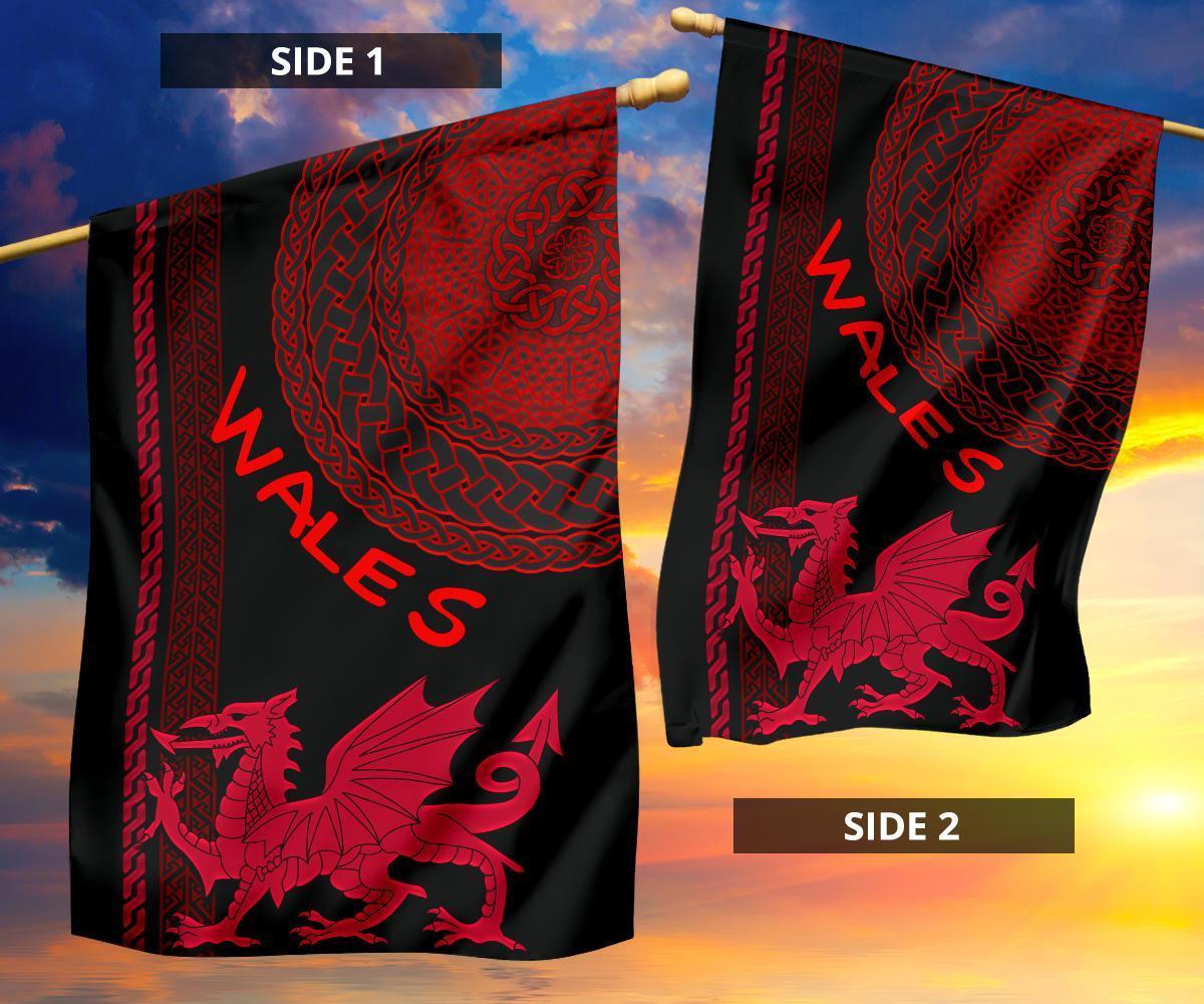 Wales Celtic Flag - Cymru and Celtic Pattern - Vibe Hoodie Shop