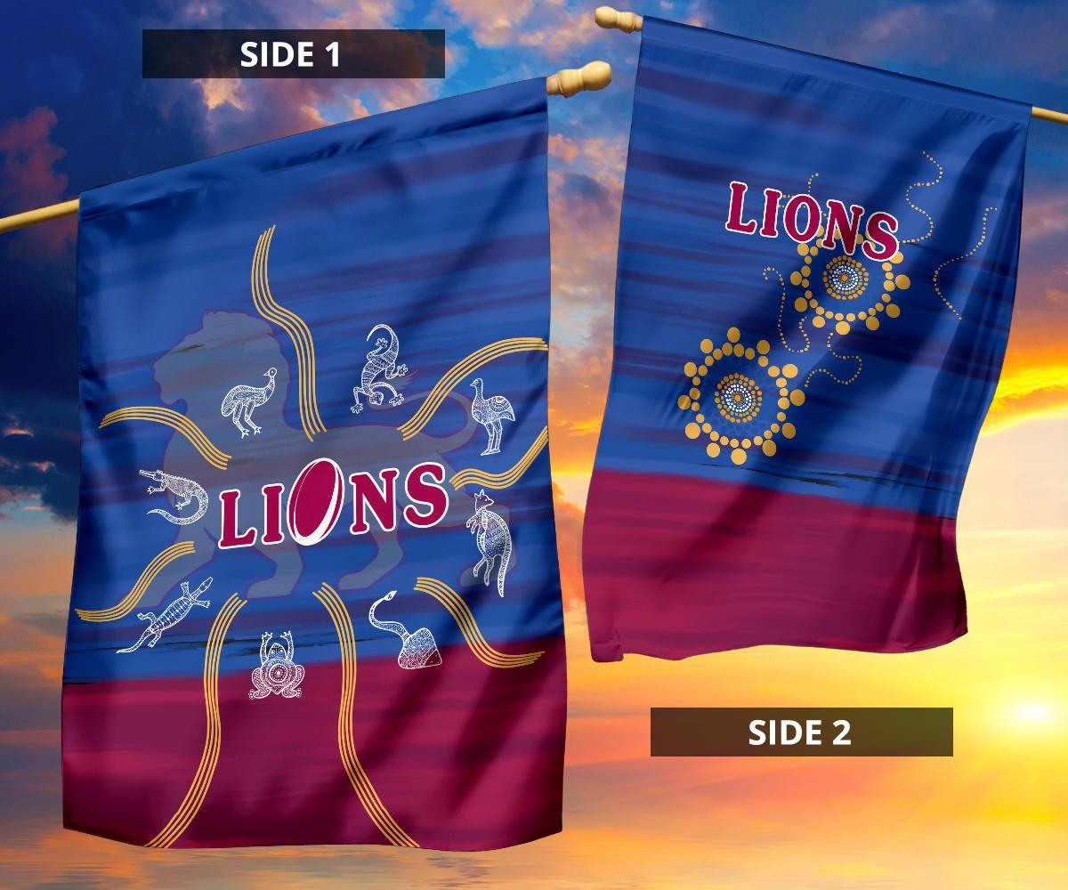 Brisbane Flag Proud Lions Simple - Vibe Hoodie Shop