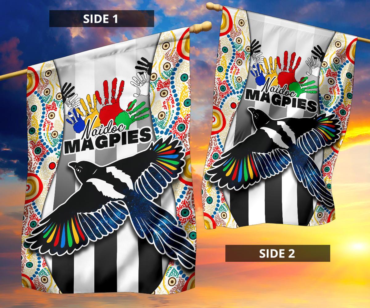 Magpies NAIDOC Week Flag Collingwood Modern Style - Vibe Hoodie Shop