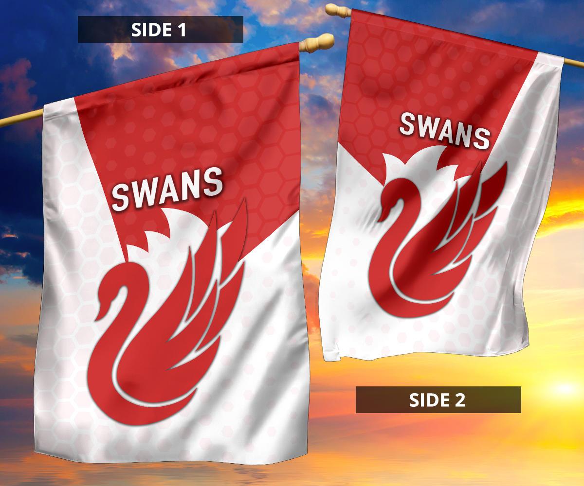 Sydney Flag Swans - Vibe Hoodie Shop