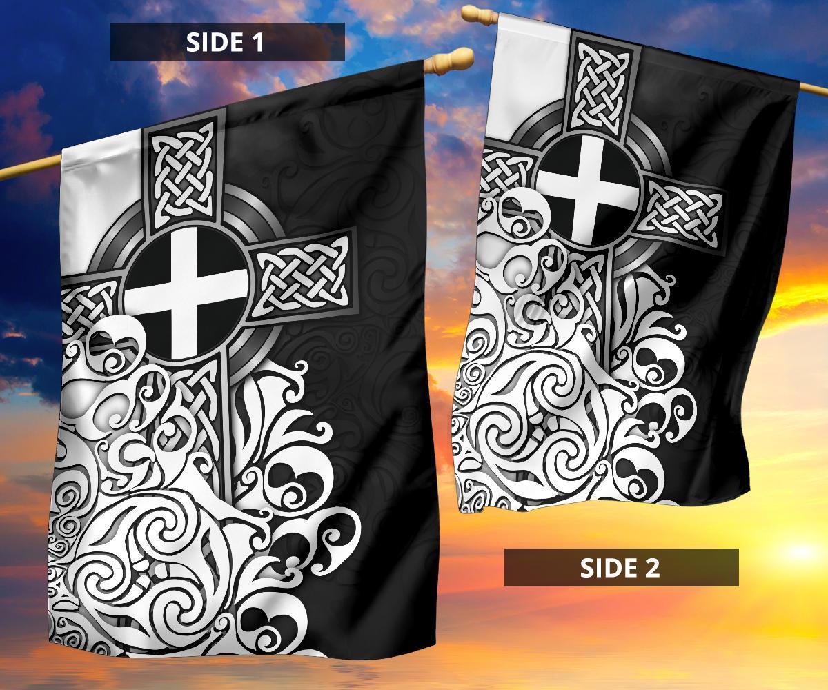 Cornwall Flag - Cornish Flag With Celtic Cross - Vibe Hoodie Shop