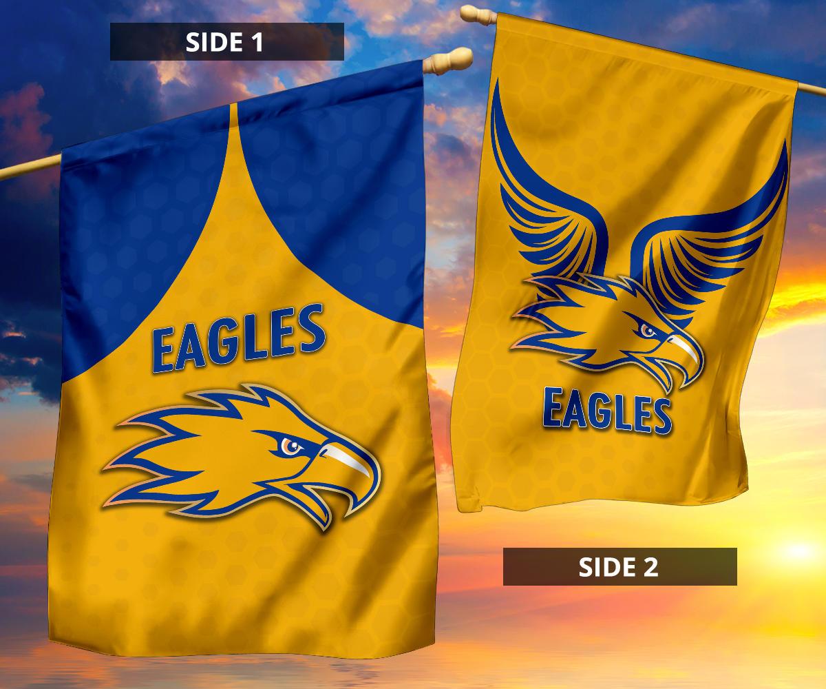 Eagles Flag West Coast - Gold - Vibe Hoodie Shop