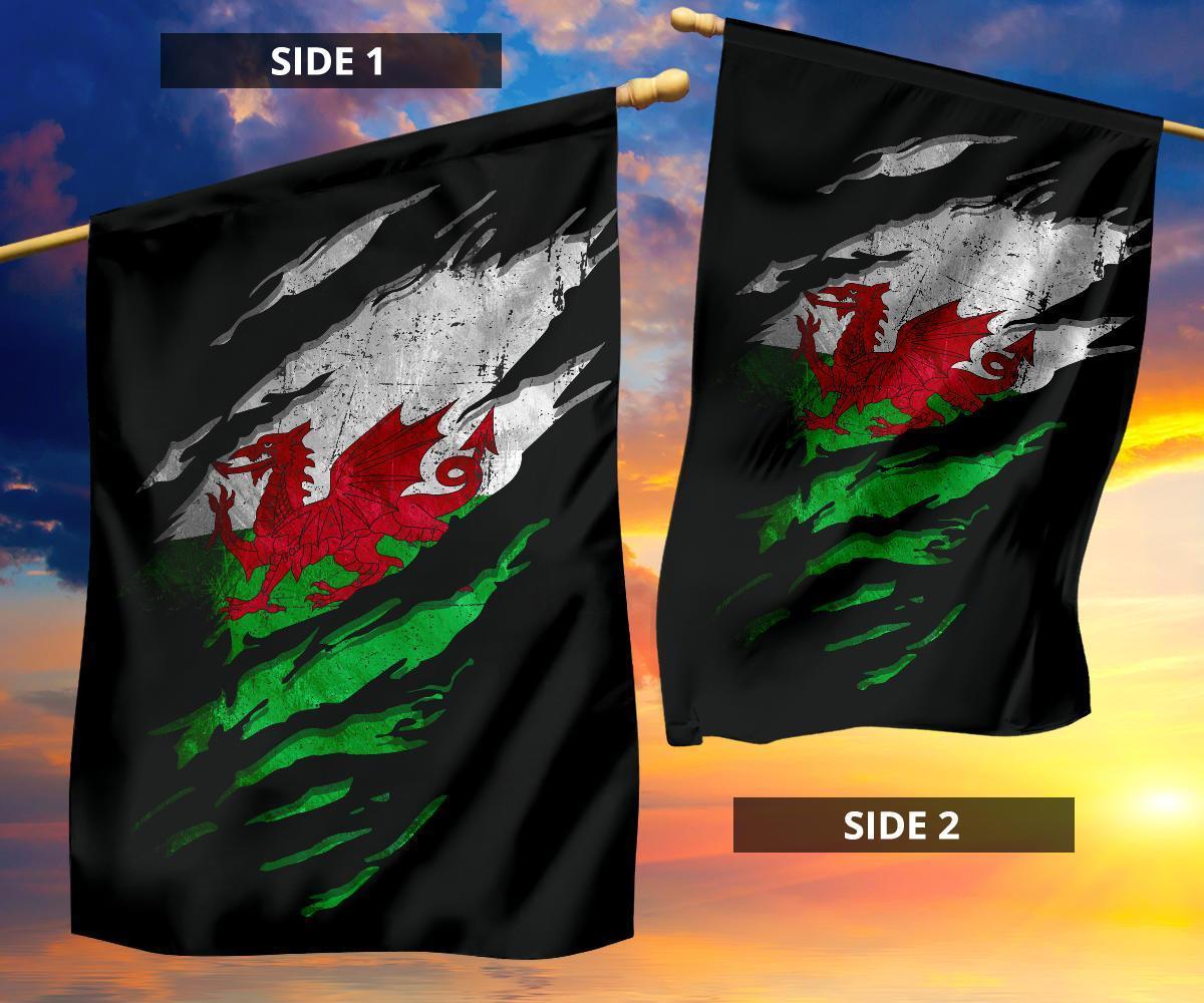 Wales in Me Flag - Special Grunge Style - Vibe Hoodie Shop