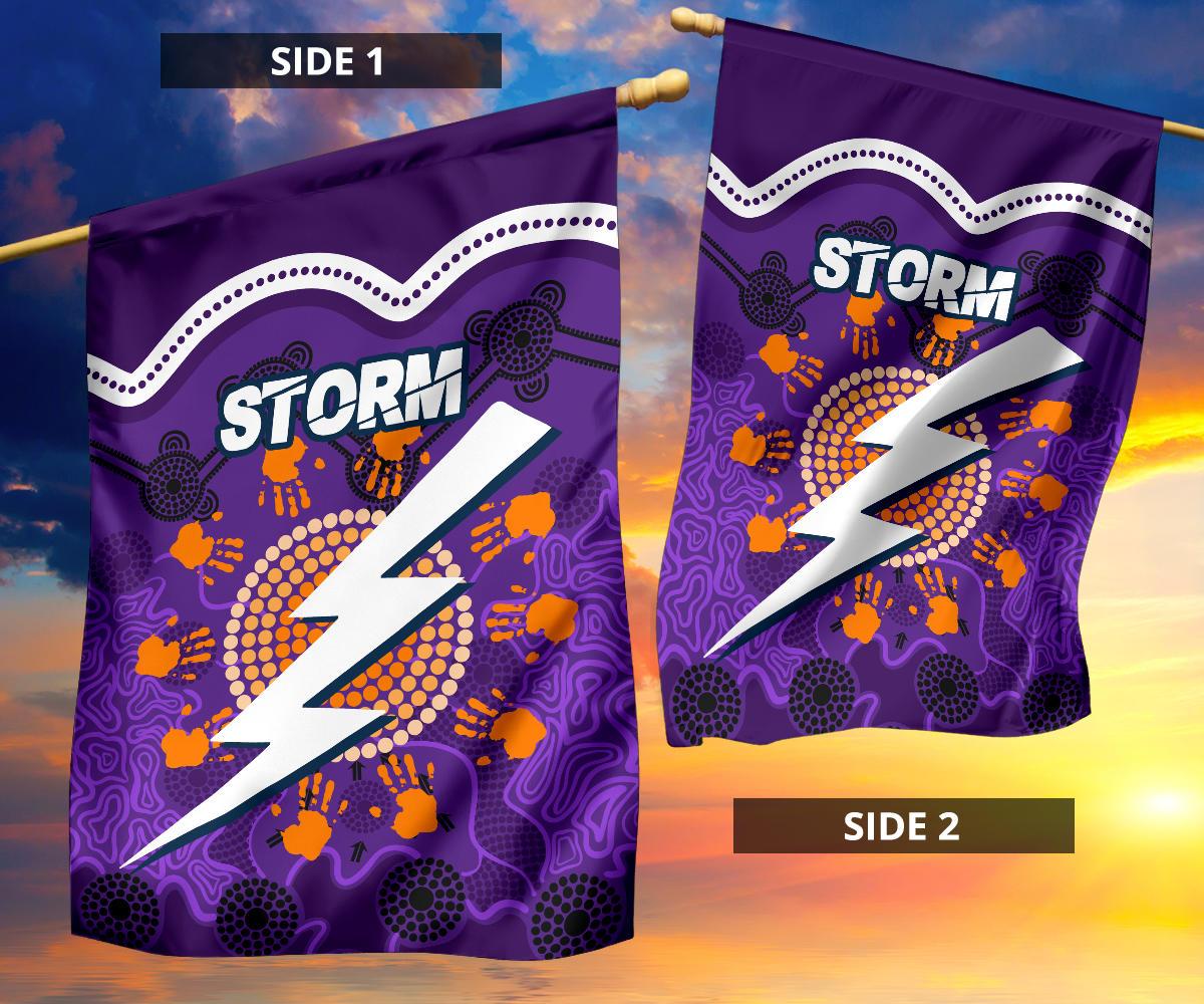 Storm Flag Indigenous Aboriginal Melbourne - Sun Style - Vibe Hoodie Shop