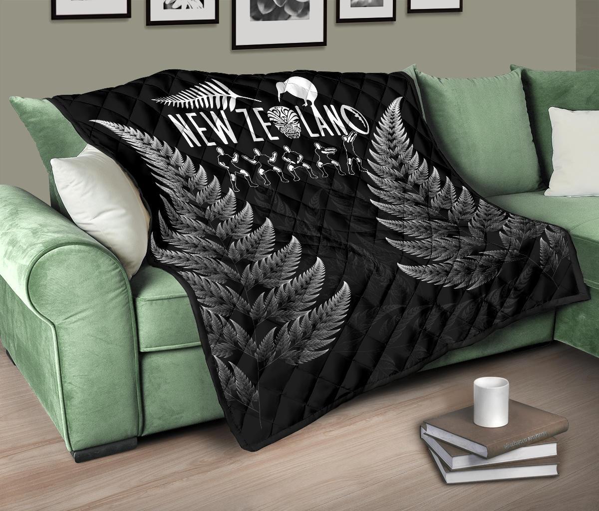 New Zealand Premium Quilt Haka Rugby Exclusive Edition - Vibe Hoodie Shop