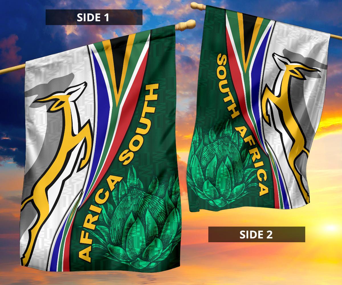 South Africa Flag Springboks Rugby Be Unique - White - Vibe Hoodie Shop