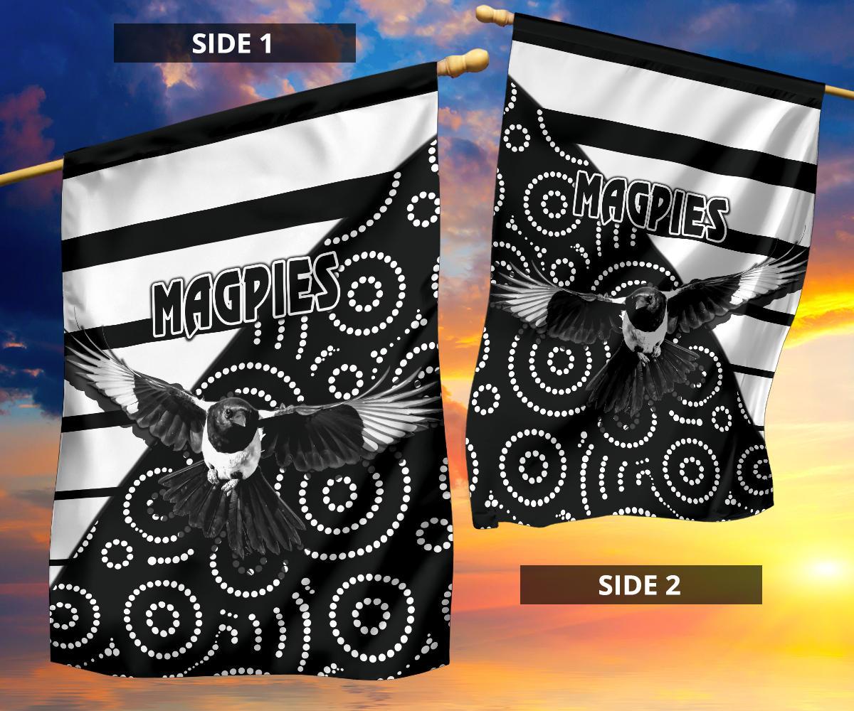 Western Suburbs Magpies Flag Simple Indigenous - Vibe Hoodie Shop