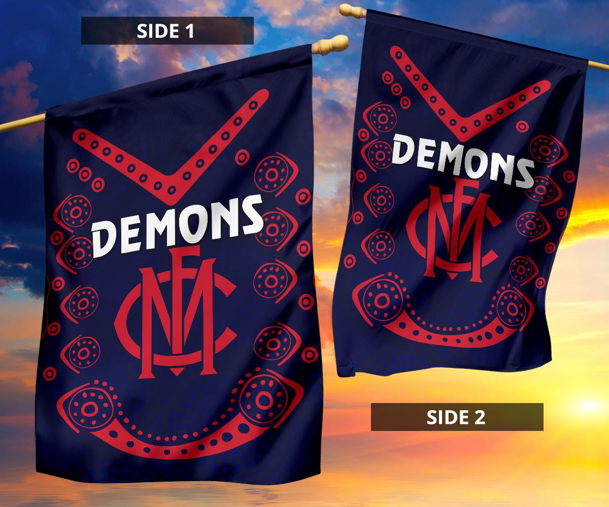 Melbourne Demons Indigenous Flag Football - Vibe Hoodie Shop