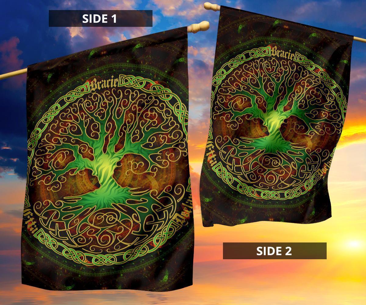 Celtic Flag - Celtic Tree (Brown) - Vibe Hoodie Shop