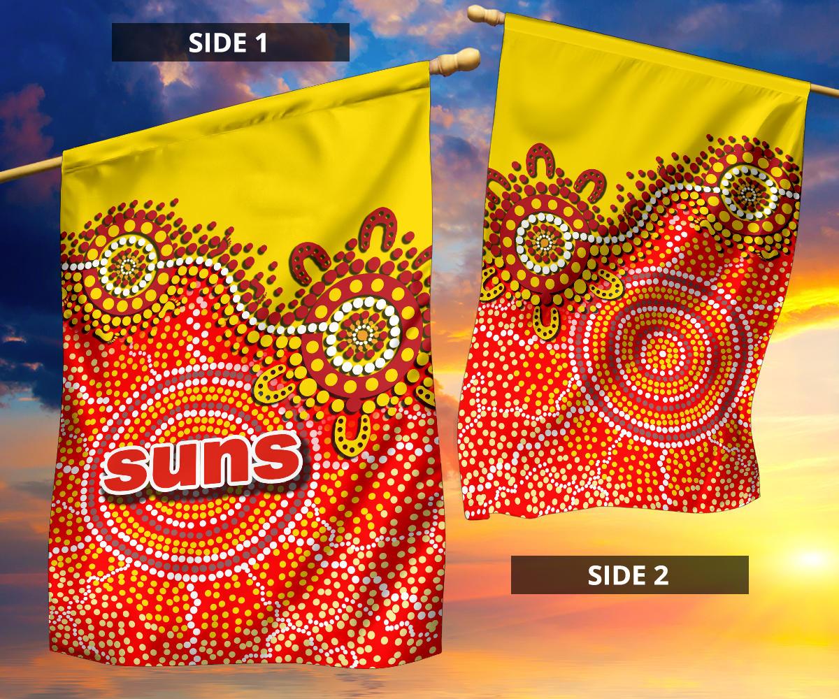 Gold Coast Flag Suns Aboriginal - Vibe Hoodie Shop