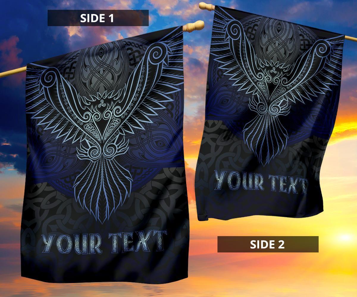 Celtic Personalized Flag - Celtic Raven - Vibe Hoodie Shop