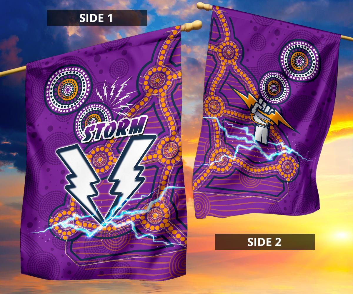 Storm Flag Melbourne Indigenous Thunder - Vibe Hoodie Shop