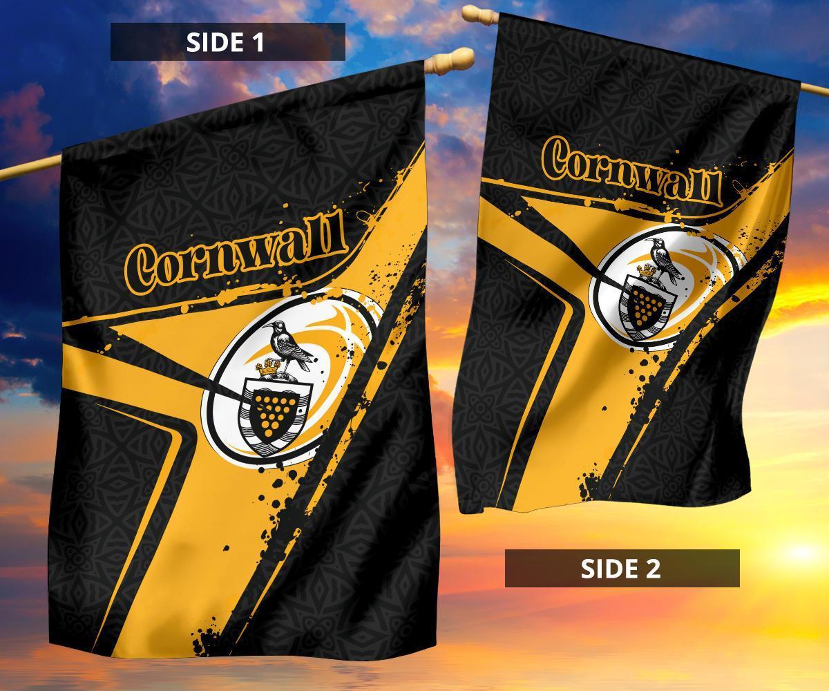 Cornwall Rugby Flag - Cornish Rugby - Vibe Hoodie Shop