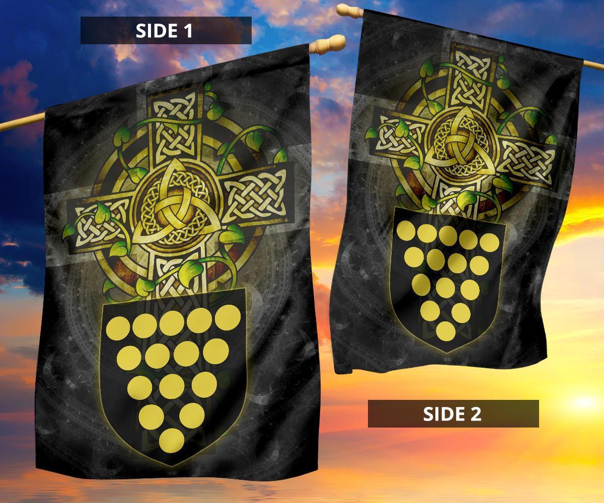 Cornwall Celtic Flag - Cornwall Coat Of Arms With Celtic Cross - Vibe Hoodie Shop