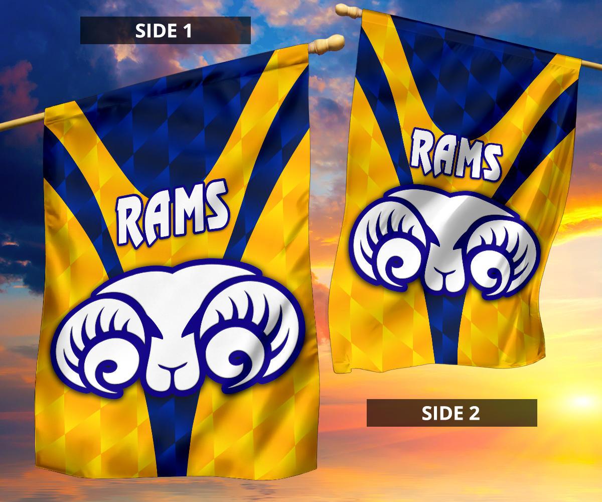 Adelaide Flag Rams Merino Original - Yellow - Vibe Hoodie Shop