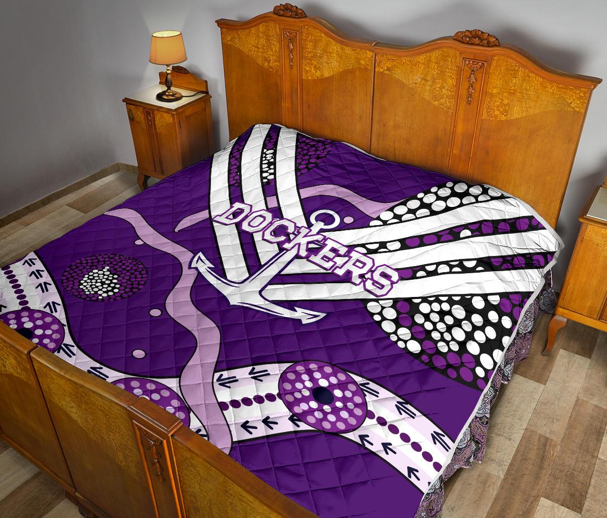 Dockers Premium Quilt Indigenous Fremantle - Freo - Vibe Hoodie Shop