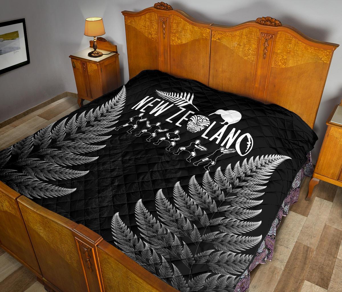 New Zealand Premium Quilt Haka Rugby Exclusive Edition - Vibe Hoodie Shop