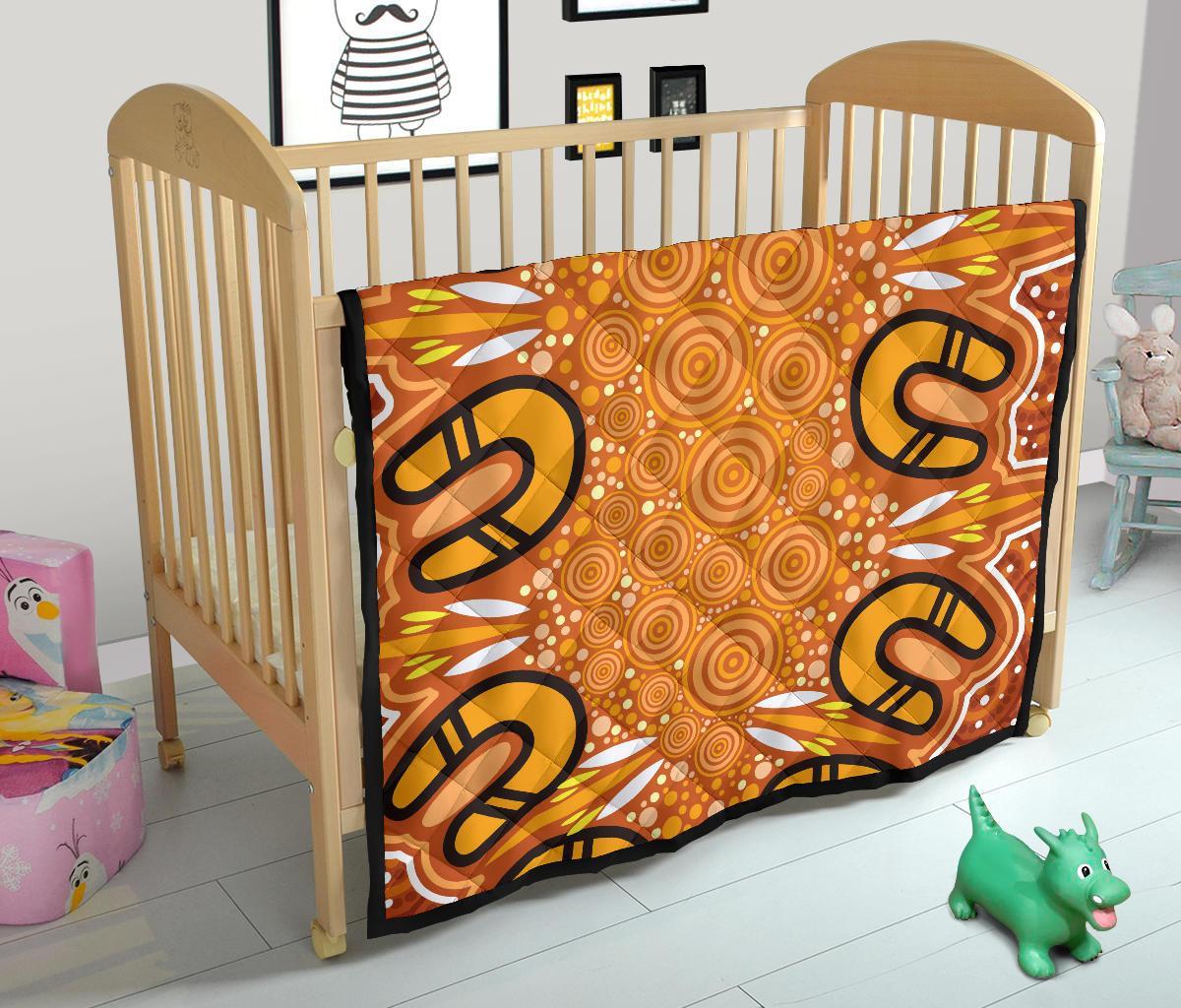 Aboriginal Premium Quilt - Indigenous Art Patterns Ver03 - Vibe Hoodie Shop