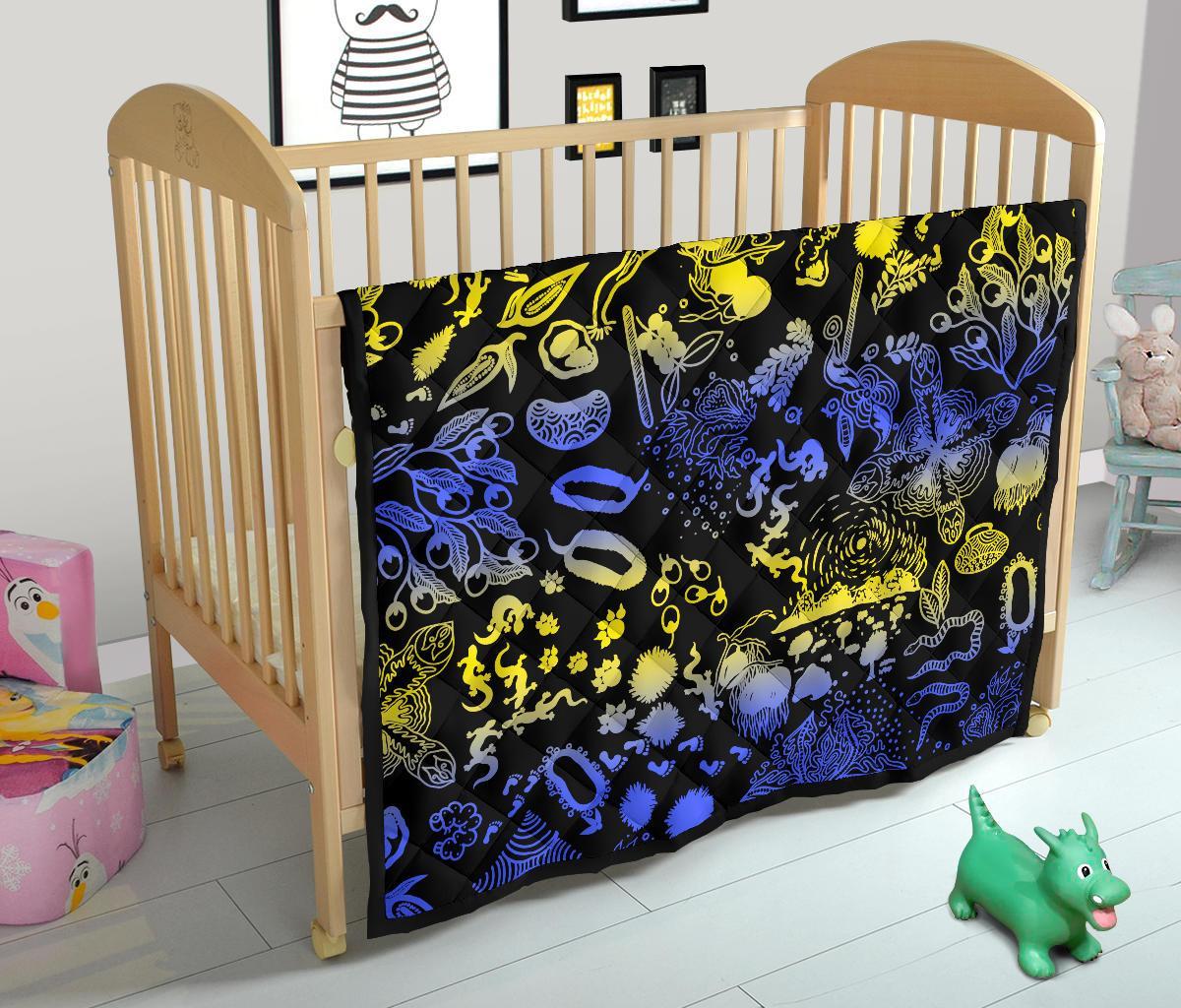 Australia Premium Quilt - Australian Aboriginal Golden Wattle - Vibe Hoodie Shop