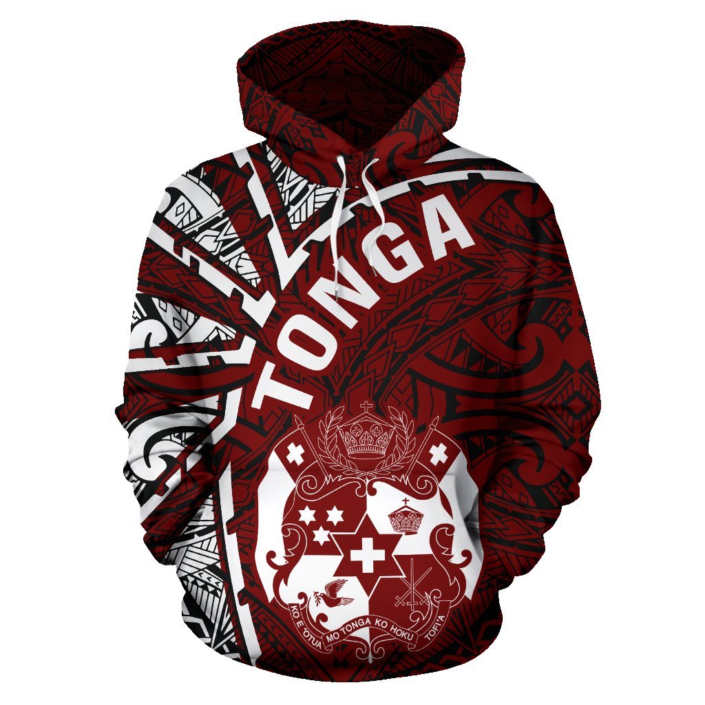 Hoodie Tonga Polynesia - Tornado Style - Vibe Hoodie Shop