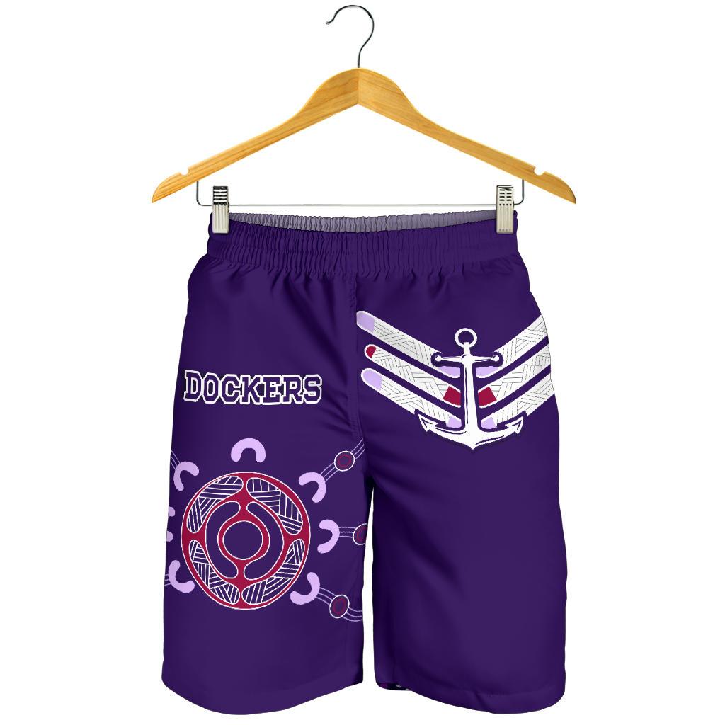 Dockers Men Shorts Indigenous Fremantle - Vibe Hoodie Shop