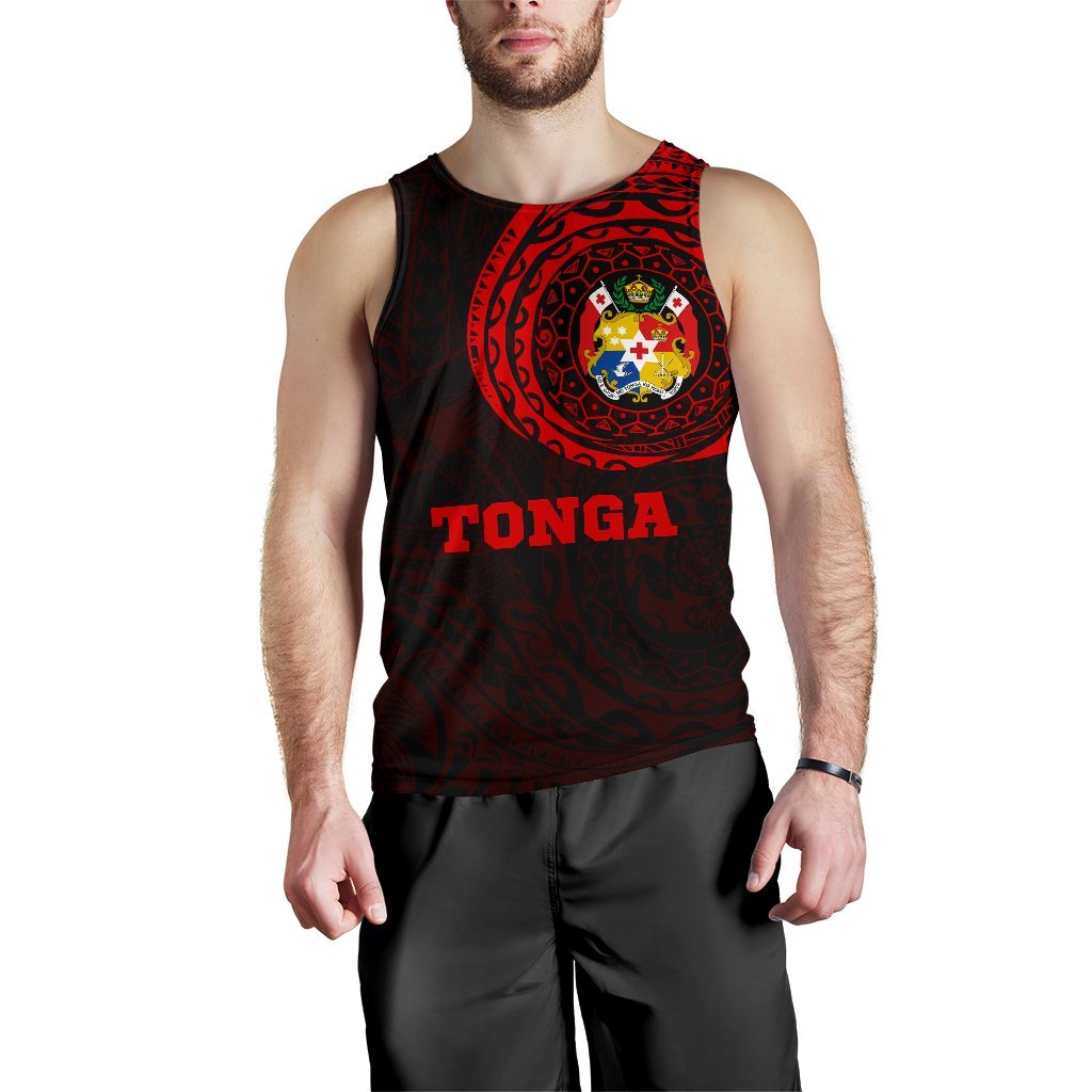 Tonga Polynesian Tattoo Style Tank Top - Vibe Hoodie Shop