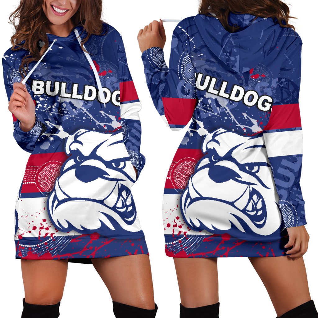 Western Bulldogs Hoodie Dress - Vibe Hoodie Shop